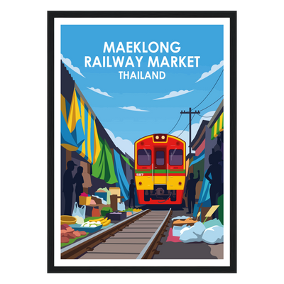 Maeklong Railway Market