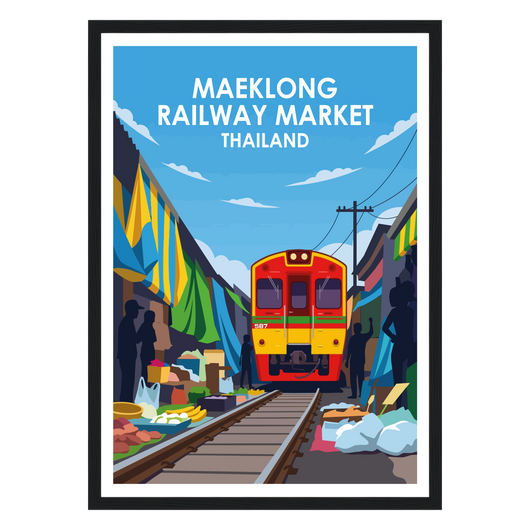 Maeklong Railway Market