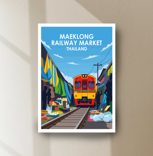 Maeklong Railway Market