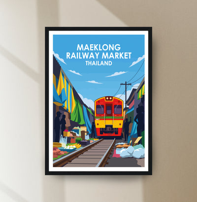 Maeklong Railway Market