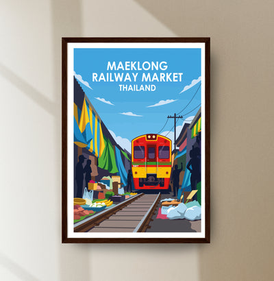 Maeklong Railway Market