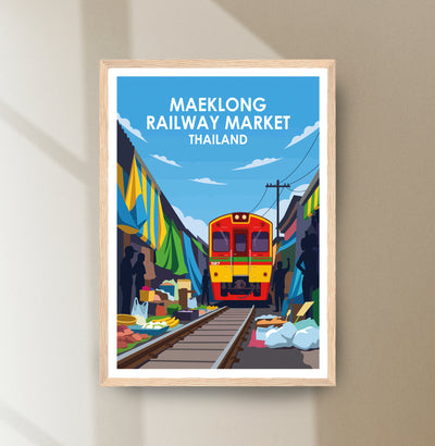 Maeklong Railway Market