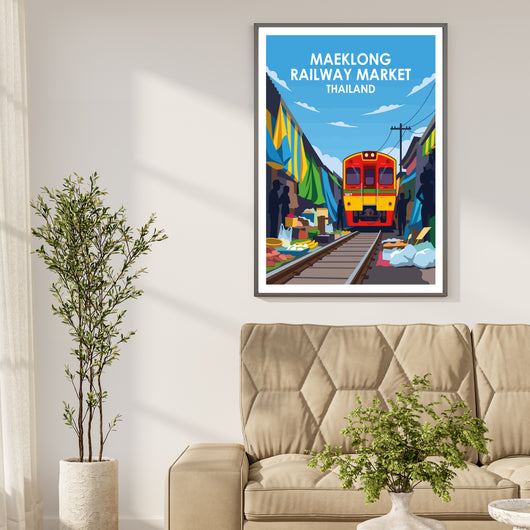 Maeklong Railway Market